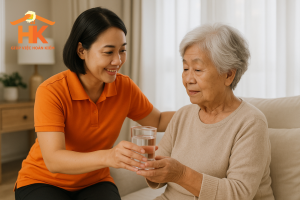Giúp việc chăm người bệnh tại nhà